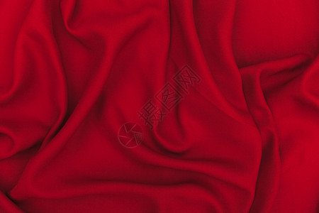 红色织物纹理背景图片