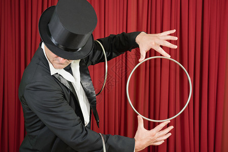 舞台魔术师用魔环图片