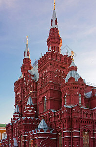 俄罗斯历史博物馆是一座位于莫斯科红场和马内格广场之间的俄罗图片
