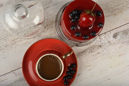 土耳其咖啡在红图片