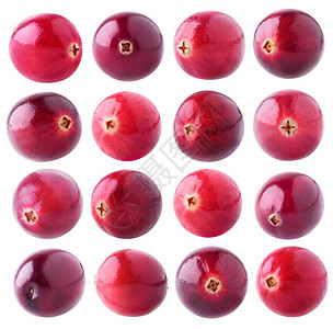 16个新鲜的红莓水果图片