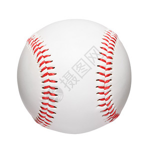 孤立在白色背景上的棒球背景图片