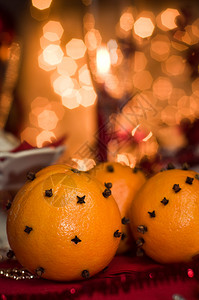 圣诞橙子图片