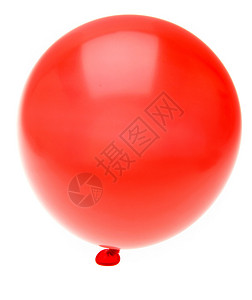 在纯背景上隔离的气球背景图片