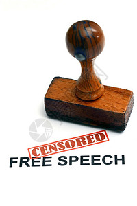 言论自由受到审查背景图片