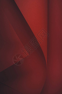 黑暗红色抽象纸背背景图片