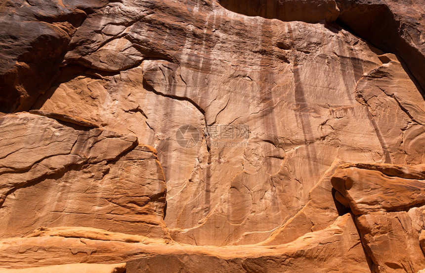 美国的峡谷沙石红岩Sandsto图片
