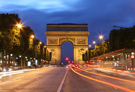 巴黎Etoile广场的ArcDeTr图片