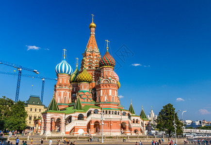 红场圣瓦西里大教堂莫斯科图片
