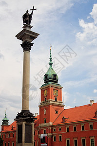 华沙地标城堡广场西格斯蒙图片