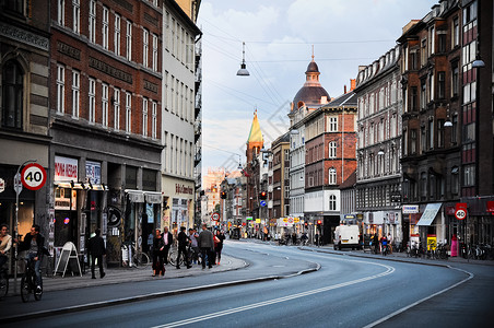 丹麦哥本哈根街头图片