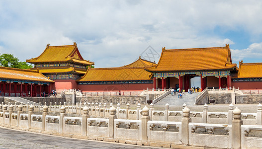 北京紫禁城最高和谐之门图片
