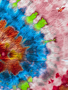 迷幻漩涡纺织品扎染螺旋背景嬉皮巴蒂奇充满活力的海特旧金山斯沃琪自由tieye漩涡波西米亚染色的衣服雷鬼水彩效果图片