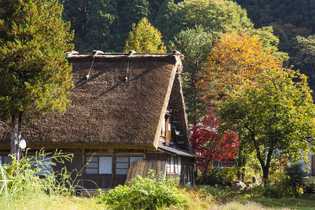 在小村庄Shiirakawagojapan图片