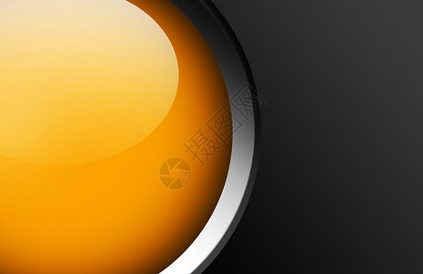 灰色背景上的橙色按钮图片