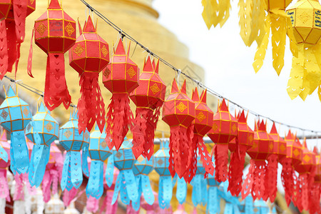 yeepeng节灯笼装饰泰国图片