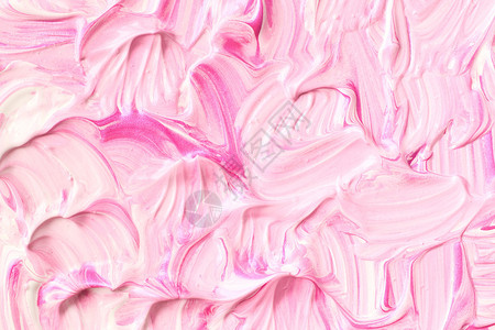 丙烯酸粉红色油漆的抽象纹理图片