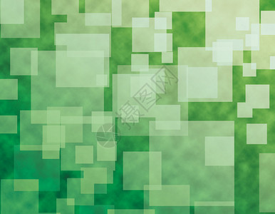 抽象的绿色方形背景图片