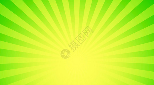 插图闪亮的阳光绿色背景上的明亮阳光抽背景图片