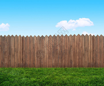 木制花园围栏图片