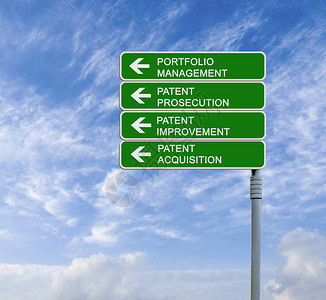 投资组合管理的路标图片