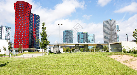 巴塞罗那Llobregat医院现代建筑全景图片