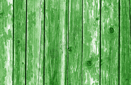 绿色的旧木质栅栏模式设计背景和纹理摘图片