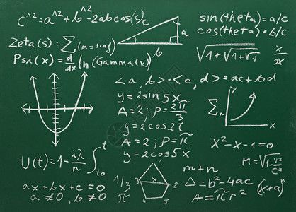 学校黑板教育的数学公式图片