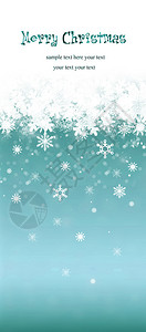 冬季圣诞节绿色背景图片