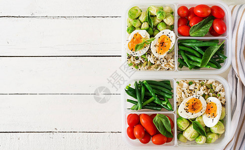 轻食减脂餐蔬菜沙拉背景图片
