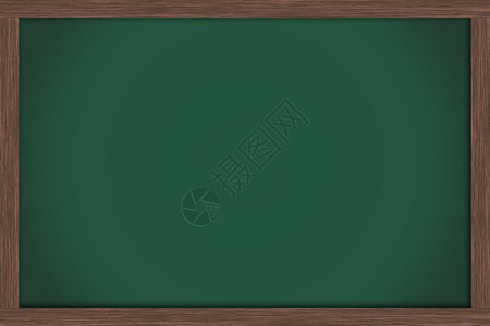 一块空的绿色黑板学生时代背景图片