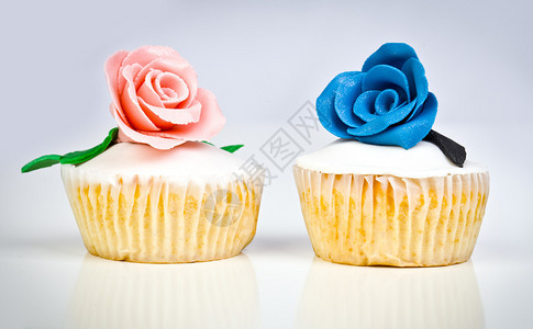 彩色的Cupcake蛋糕以华图片