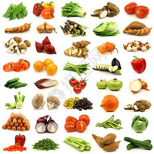 新鲜多彩蔬菜的集合图片