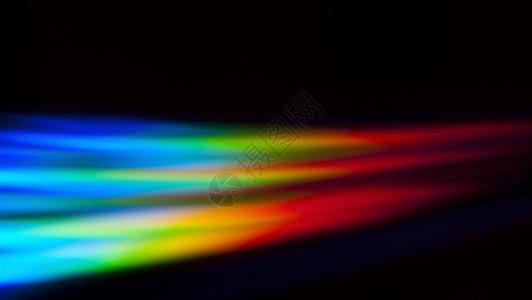 从DVD反射的光谱图片