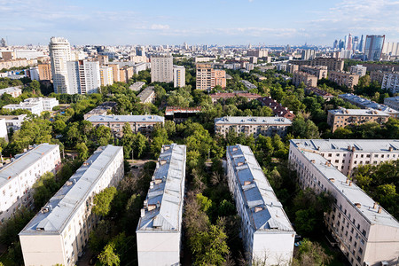 莫斯科全景于夏天图片