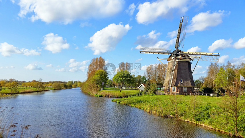 荷兰阿姆斯特丹附近农村传统风图片