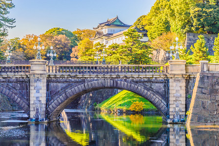 日本东京美丽的皇宫建筑图片