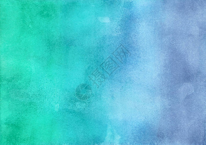 水彩绿色和蓝色梯度纹理图片
