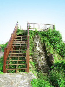 农村的楼梯和图片
