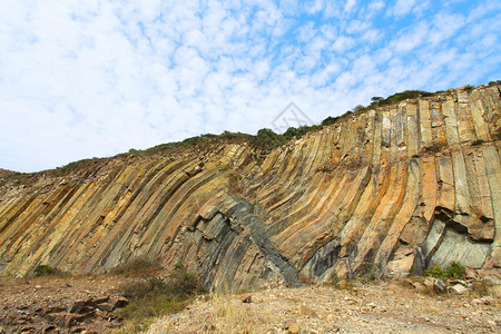 香港地质公园的岩石景观图片
