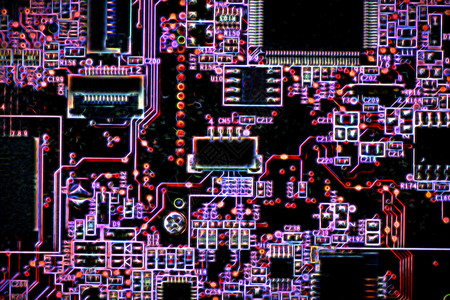 电子线路板的发光颜色图片