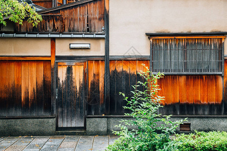 日本京都的日本传统街道Gionshi图片