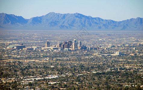 从驼峰山凤凰城亚利桑那州的视图图片