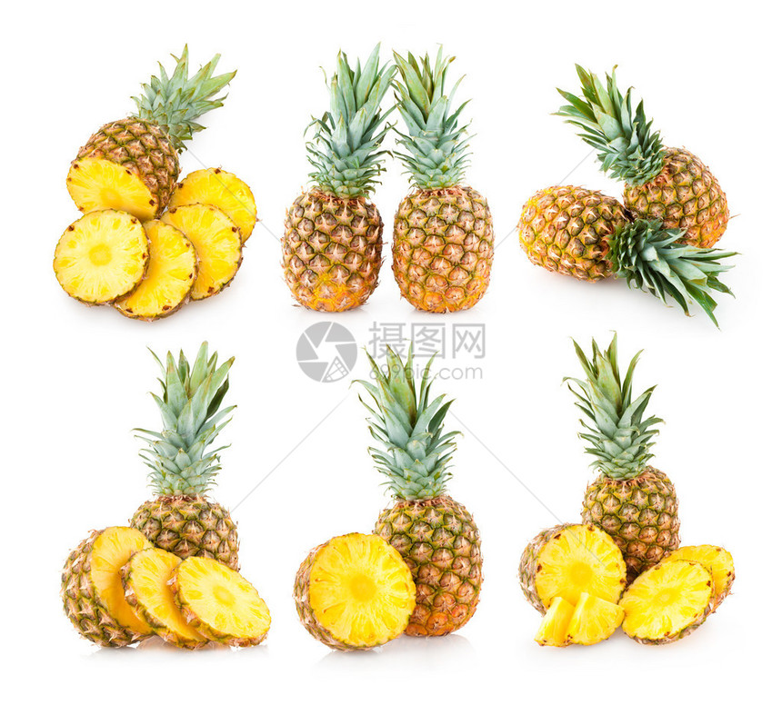 个菠萝图像的集合图片
