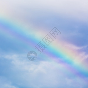 彩虹梯度带宽光云背景图片
