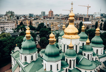 基辅PecherskLavra教堂对乌克兰美丽城图片