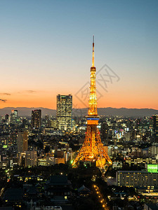 日本展望室夜景图片