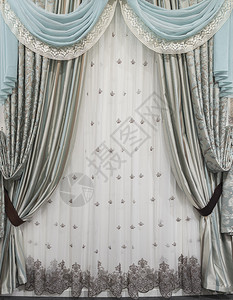 室内设计以经典和奢华的风格窗帘软窗帘和玻图片