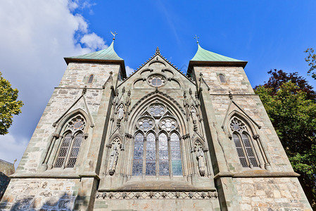 斯塔万格大教堂的东立面Stavangerdomkirke图片