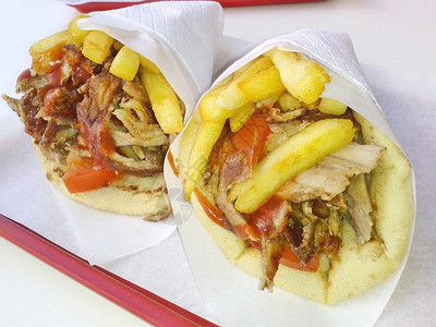 是希腊最受欢迎的街头食品图片
